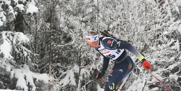 Philipp Lipowitz auf der Laufstrecke