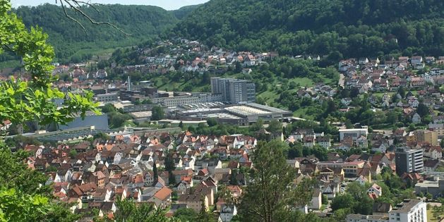 Blick auf Gingen